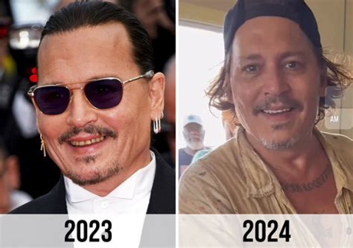 Johnny Depp shows off his midlife crisis haircut at the ‘Alice’ premiere: ugh?