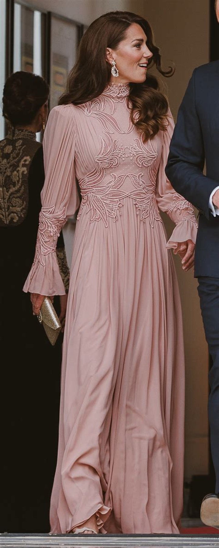 Kate Middleton in blush-pink Jenny Packham: gorgeous or meh?