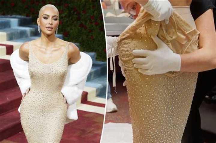 Kim Kardashian claimed she lost 16 lbs in three weeks to fit into Marilyn’s dress