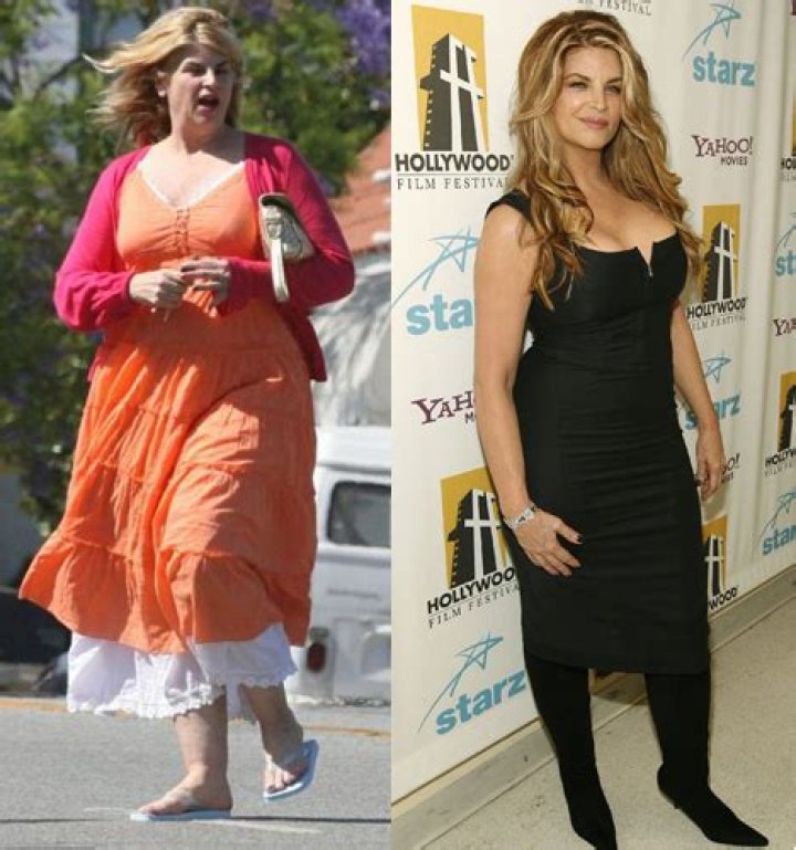 Kirstie Alley claims she lost “90 pounds” to get down to her 22-inch waist