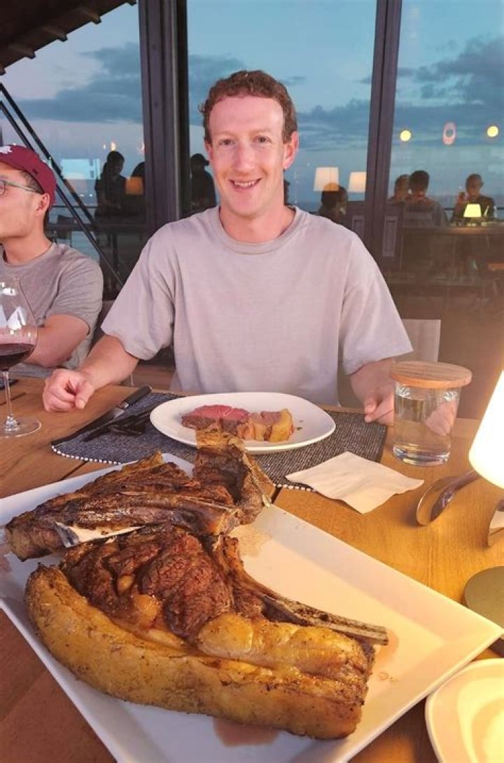 Mark Zuckerberg brags that he’s raising his cattle on macadamia nuts and beer
