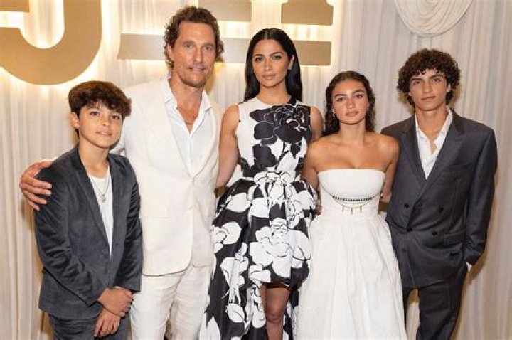 Matthew McConaughey and his pregnant girlfriend, Camila Alves