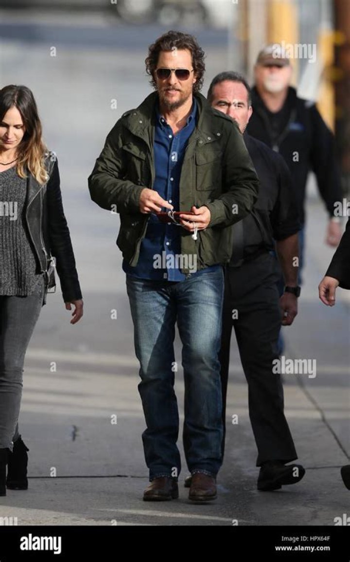 bitchy | Matthew McConaughey seen arriving at the ABC studios