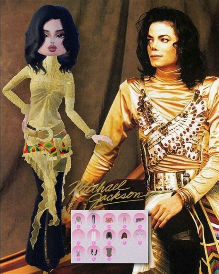 Michael Jackson dressed as a transvestite in St. Tropez