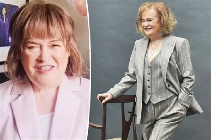 Susan Boyle gets an eyebrow makeover