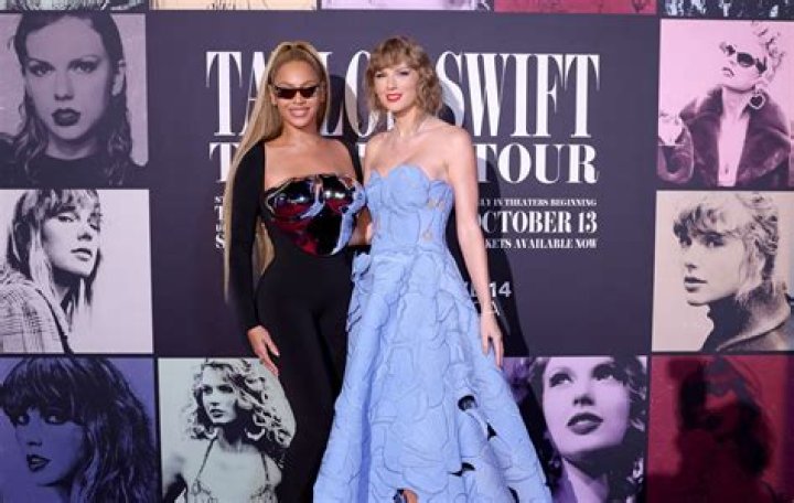 Taylor Swift & Beyonce had dinner together at Katsuya before Tay’s premiere