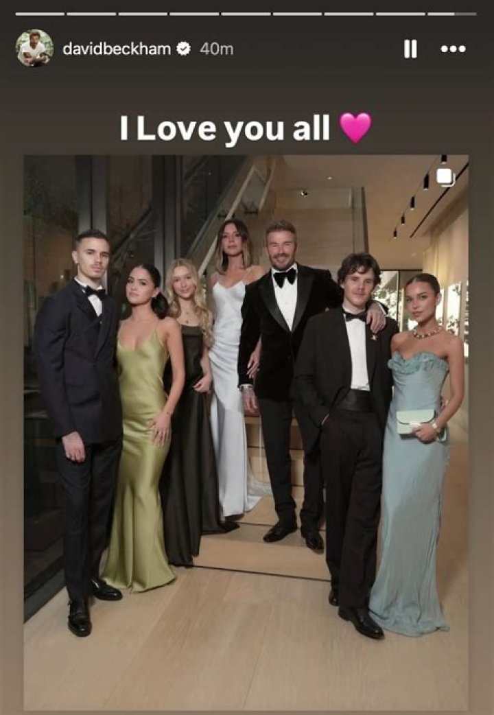 The Beckhams spend Thanksgiving with the Cruises